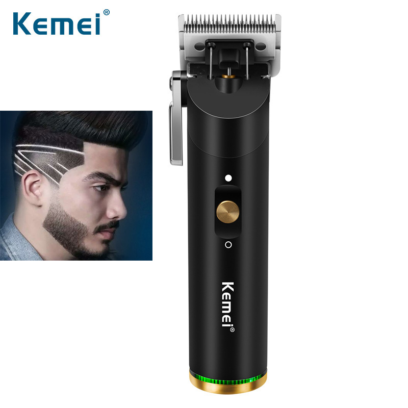 

Kemei KM-1892 Cordless Professional Fade Hair Clipper for Barbershop Electric Trimmer Mower Hollow Blade 2000mAh Li-on Battery