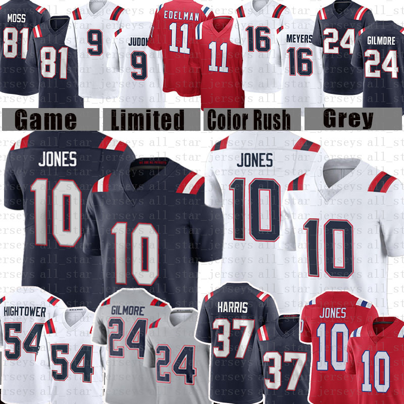 

Mac Jones Jersey Patriot Football 10 Dont'a Hightower New Julian Edelman England Damien Harris McCourty Matthew Slater Judon Stephon Gilmore Randy Moss N'Keal Harry, Mens jersey (aiguozhe)