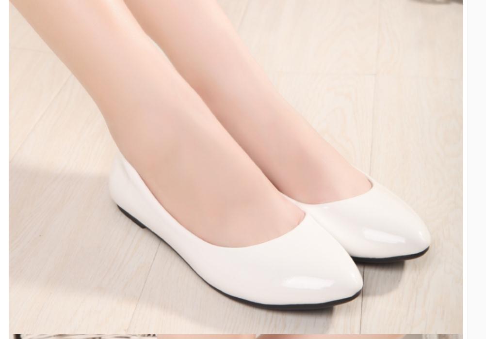 

2021 Spring and Autumn shoes with New style fashion flat bottom round head Women's shoes#T990, Red