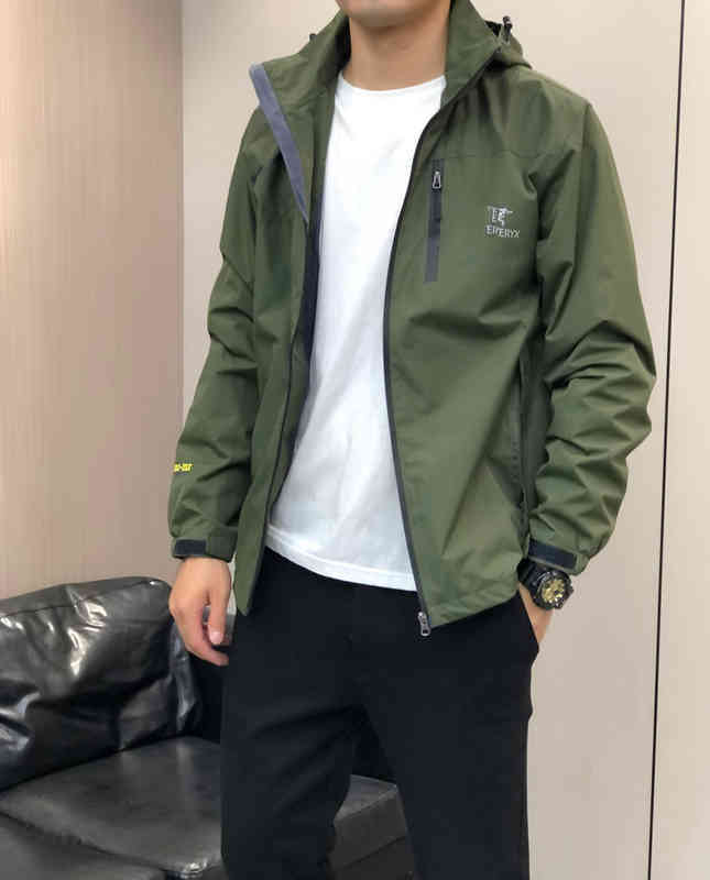 

Autumn Winter Men's Outdoor Training Warm Jacket 1899 Bird Home, Black