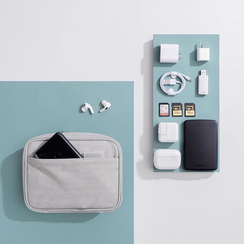 

High Quality Waterproof Travel Digital Bag Men Large-Capacity Date Line Storage Multifunction Power Bank Headset Organizer Cosmetic Bags & C, Pink