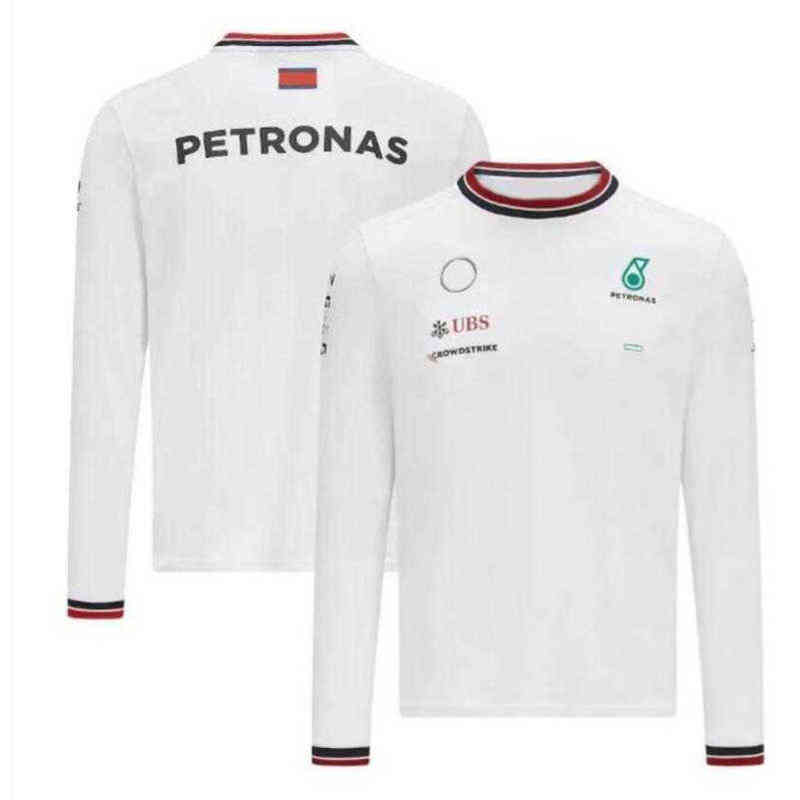 Petronas Mercedes Sweatshirts T-shirts F1 Formule One Racing Mens Femmes Casual T-shirt à manches longues Benz Lewis Hamilton Team Vêtements de t