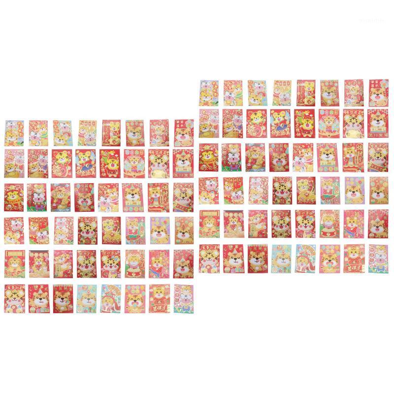 

Gift Wrap 96 Pcs Year 2022 Souvenir Red Envelopes Birthday Festival