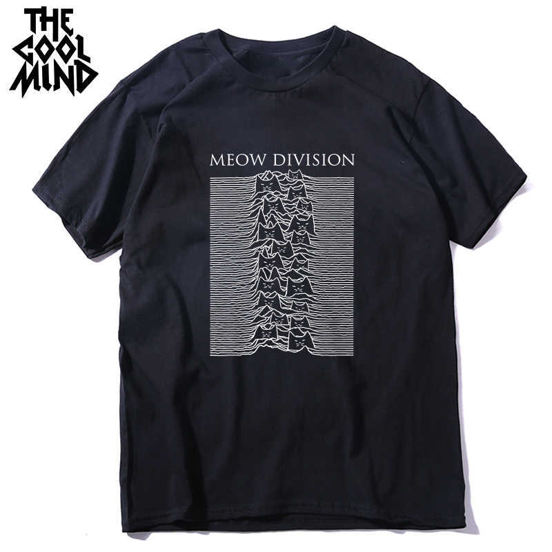 

CA0213 100% cotton short sleeve meow division men T shirt casual summer loose s tshirt cool t-shirt male tee shirts 210629, Ca0214a-ls