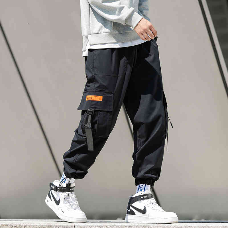 

Men's Pants New Spring Hip Hop Harem 2021 Autumn Trousers Ribbons Streetwear Joggers Sweatpants Hombre Drop 44MQ, Khaki