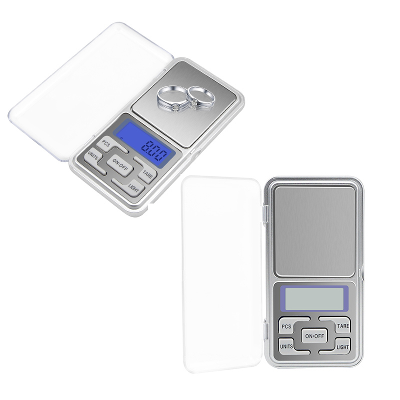 

Electronic Balance Gram Digital Pocket Scale 100/200/300/500/1000g 0.01/0.1g High Accuracy Backlight Electric Jewelry Weight For Kitchen