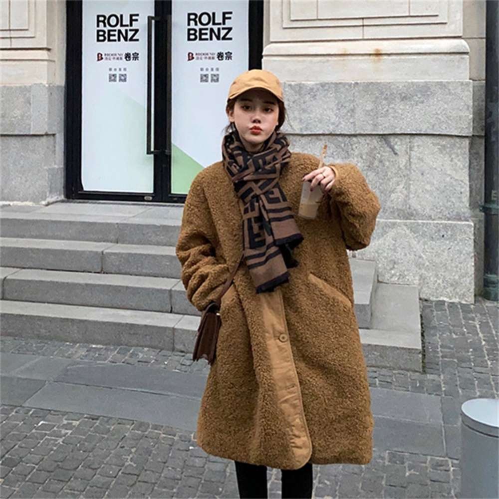 

Double face FF cashmere scarf F letter high version 350g thick winter shawl fire new year, Blue;gray