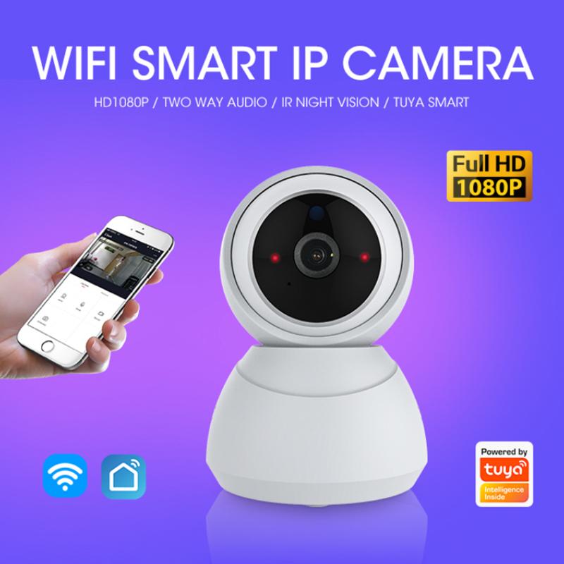 

Tuya Smart Wifi HD Webcam 1080P Home Security IP Camera Audio Monitor Works With Alexa Echo Google Life APP Camcorders