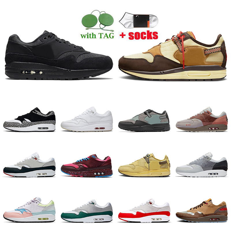 

1 Running Shoes Cactus Jack Og Sneakers High Quality Baroque Brown Saturn Gold Clot Kiss Of Death CHA Bacon Black White Women Mens Trainers Parra Amsterdam, D50 black red gum 40-45