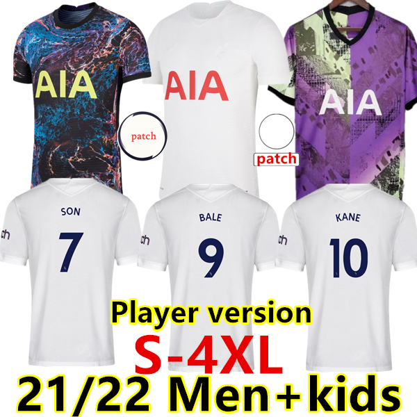 

size:s-4xl tottenham 21 22 kane son bergwijn ndombele soccer jerseys 2021 2022 player version dele jersey football shirt lo celso morgan bal, Black;yellow