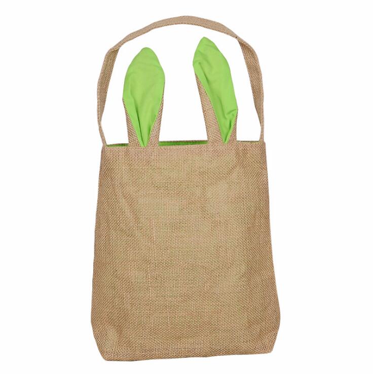 

DIY hand-painted christmas Easter Bunny private custom candy gift Bags rabbit ears Gifts Large Organic Heavy Canvas Bag Santa Sack Decorations