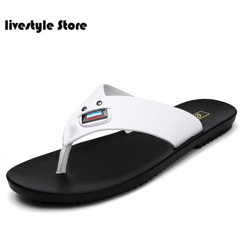 

2021 New Men's Casual Shoes Beach Breather Sandals Male Lightweight Anti Skid Outdoor Slippers Summer Zapatos Hombre, Black