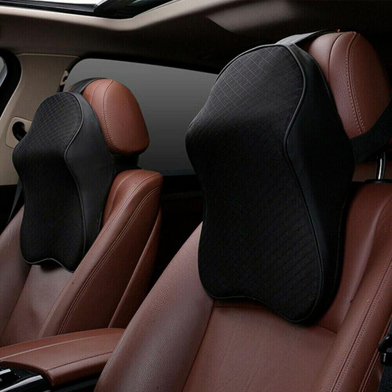 

Seat Cushions Memory Foam Pillow For Car Headrest Neck Support Soft Adjustable Auto Travel Head Restraint Pad Rest Cushion