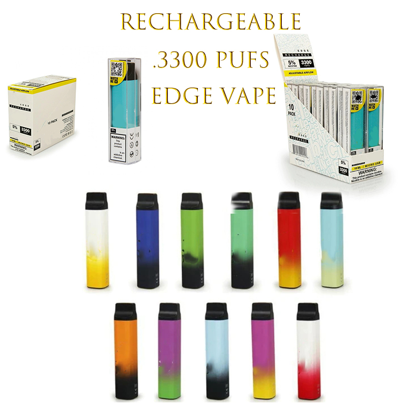 

E-cigarettes Edge Disposable Device Vape Capacity Puffs Battery 10ml 800mAh With Pen Dazzle Kit VS RandM 3300 air bar max