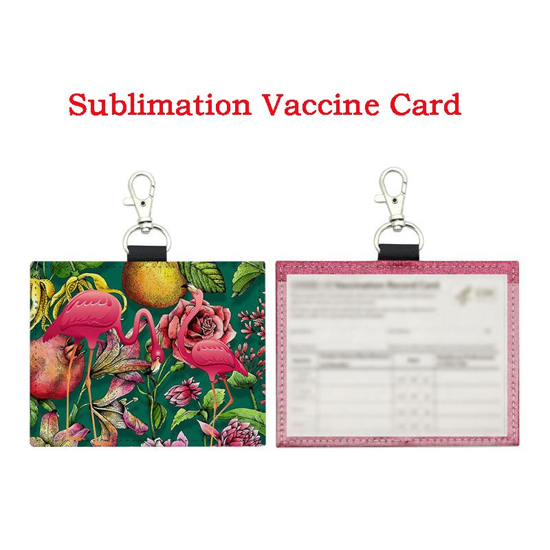 Party Favor 60pcs/Lot Waterproof Medicare Card Holder DIY Sublimation S Protective PU Leather Hunting License Sleeves-image-724000542