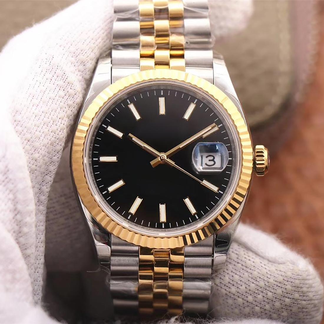 

men watch 41mm sapphire 2836 automatic calendar 904L steel band Wristwatchesstrong luminous waterproof diving mens watches, Waterproof 30m