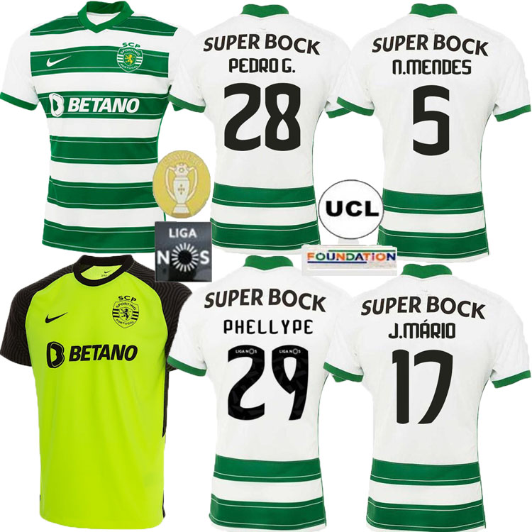 

Sporting CP 21 22 Lisboa soccer jersey third white Lisbon Vietto COATES ACUNA home away 2021 2022 Clube de football shirt maillots men kit tops green, Black;red