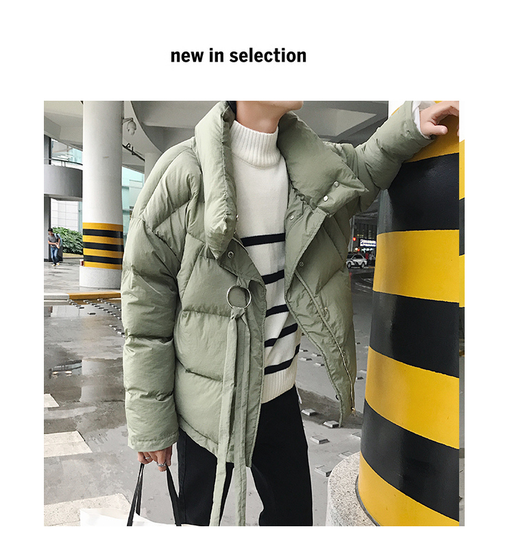 

New Lovers Clothing Male Oversize Winter White Yellow Men Jacket Big Sale Women Casual Loose Thick Parkas Coat Cotton Padded Overcoat, Black;brown