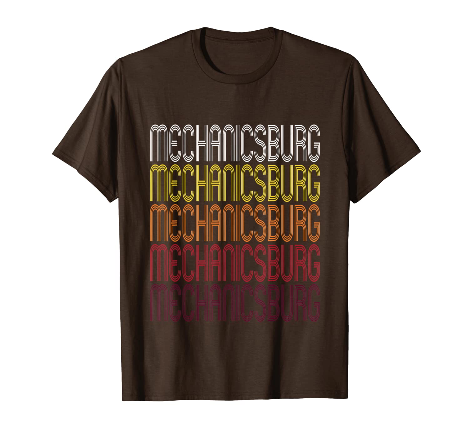 

mechanicsburg, pa | vintage style pennsylvania t-shirt, White;black