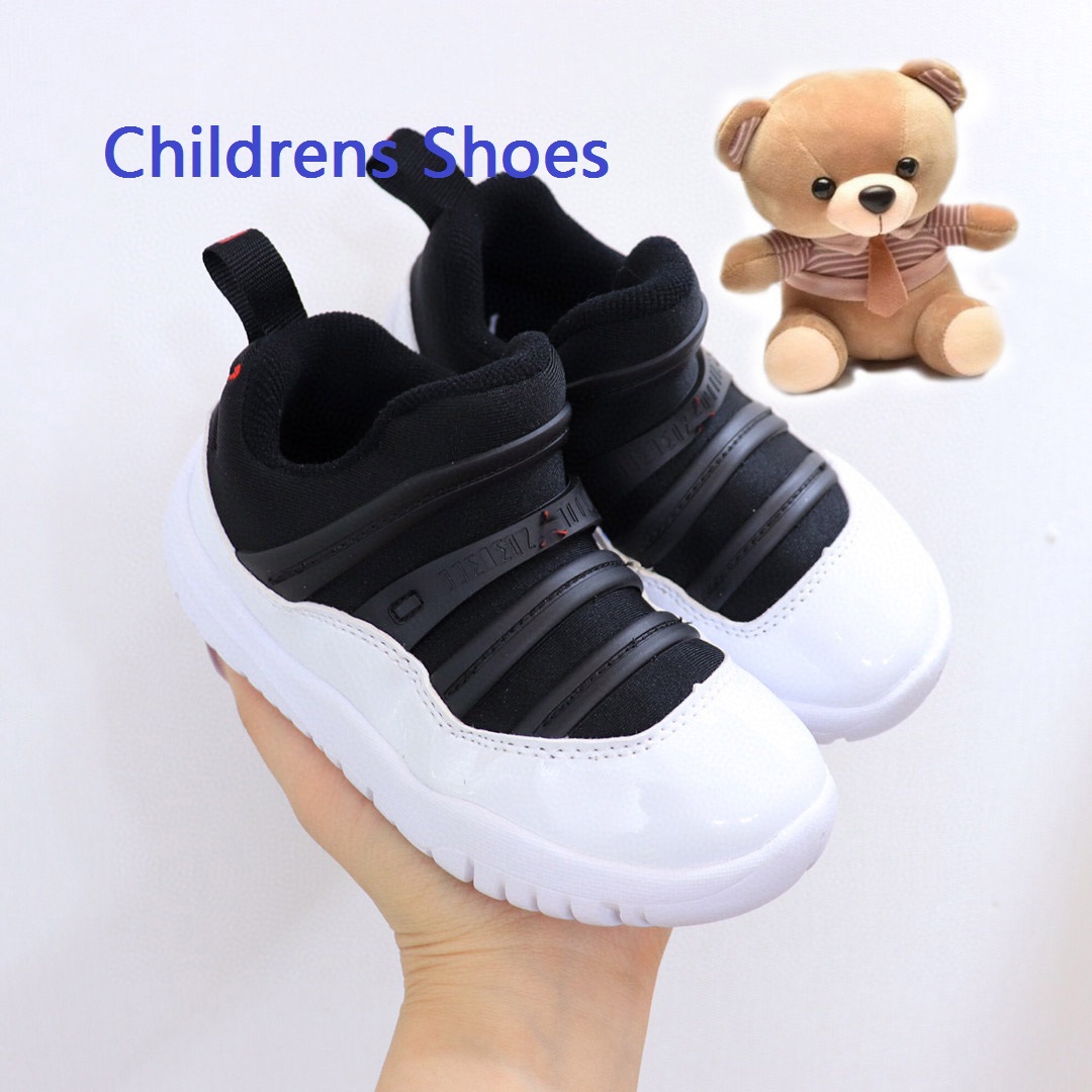 

2021 low cut kids cushion sports shoes dunks soft for men women boys girls childrens be kicked off without taking off lace children's s