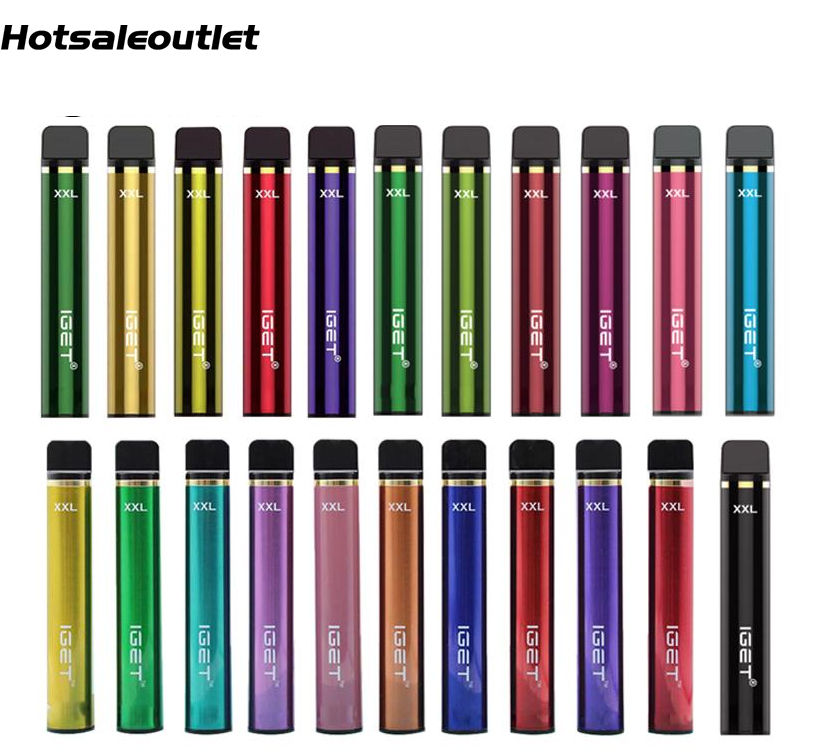 

Iget XXL 1800 Puffs Disposable Pod Starter Kits Cartridges 950mAh 7ml Stick Pen Vs BANG SHION King Plus Max 25 Flavors 100% Authentic, Flavors leave a message