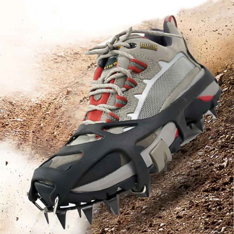 

Cords, Slings And Webbing 1 Pair 18 Teeth Ice Gripper Spike For Shoes Anti Slip Hiking Climbing Snow Crampons Cleats Chain Grip Boots1