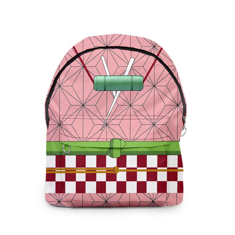 

School Bags Demon Slayer Boys Girls Teenage Cosplay Backpacks Kimetsu No Yaiba Tomioka Giyuu Mochila Costume, 3d bag