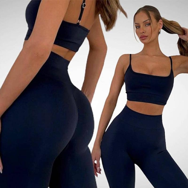 

Yoga Outfit Set Seamless Gym Women Fitness Sports Clothing For Sport Woman Bra Pants