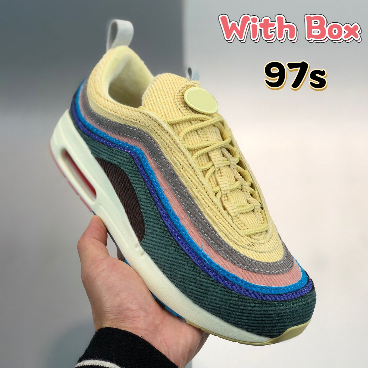 

2021 With Box 1/97s sean wotherspoon men running Shoes sw top quality low fashion luxury mens Sneakers women trainers US 5.5-12, Bubble wrap packaging