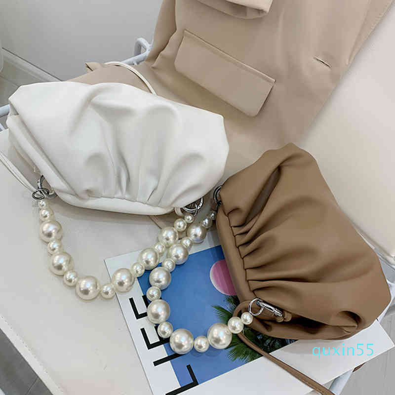 

Pearl Bag Women's Handbag Day Noodle Couplings Dead Purse, Black crossbody bag.