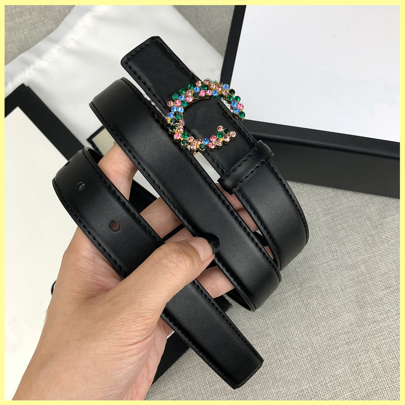 

Genuine Leather Belt For Women 2.4cm Width Fashion Designer Belts Diamond Letters Buckle Luxury Waistband Cintura Ceintures Belt Gride, As pics
