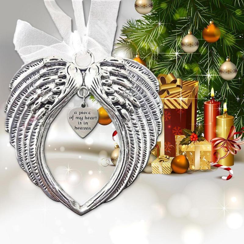 

Christmas Decorations Angel Heart Pendant Layered Decorate Accessories Decoration Diy V4p4