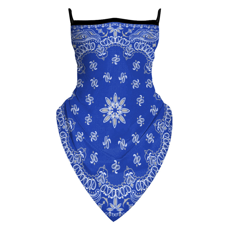 

Spot Pattern Printed Magic Scarf 5 Pieces Per Package High Quality Comfortable Fashion Riding Sunscreen Seamless Wweat Absorption High Elasticity, Blue;gray