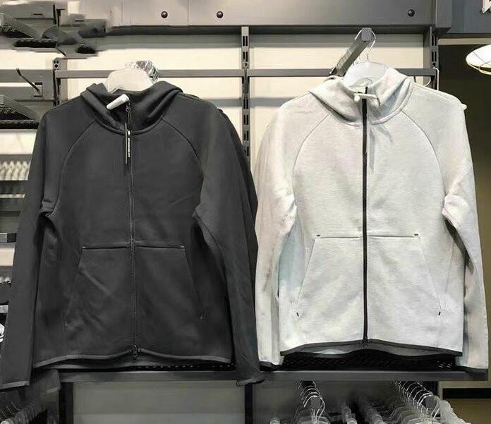 

2021 Europe America most classic sports brand mens designer sweatshirt track hoodie for men Comfortable breathable elasticity splice hoodies, Black