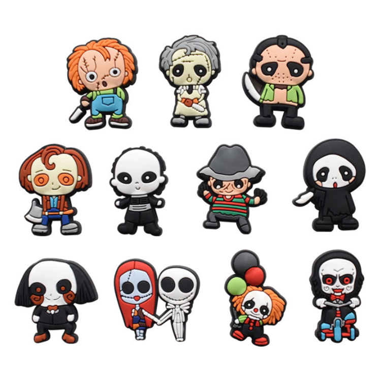 

Fast timeliness cartoon PVC Shoe Charms Shoes Buckles Bands Fit Bracelets Croc JIBZ accessories Wristband Boys Girls Gift Hat Decoration