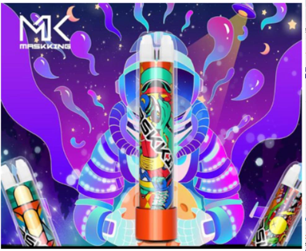 

MASKKING HIGH PRO MAX 1500 puffs disposable E-cigarettes vape pod with lights