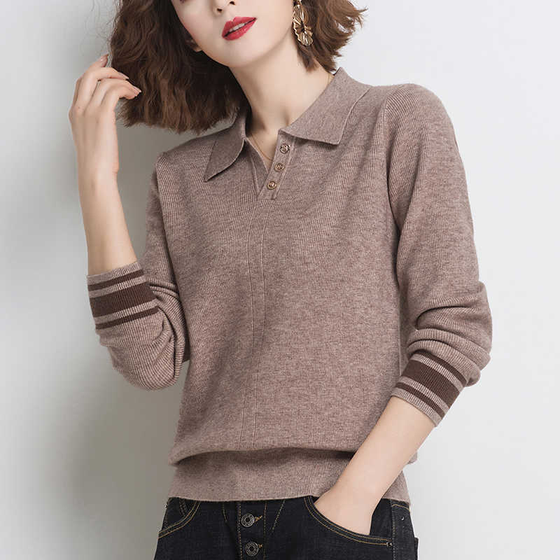 

Winter Warm Sweaters for Women casual office Soft Thick Winter Tops Pink Knitwear Chic sueter feminino Robe Pull 210604, Camel hair