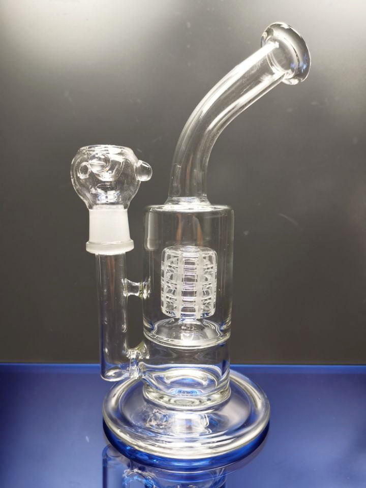

Glass water pipe clear color smoking pipe with birdcage percolator two functions bong female male with bowl 18.8mm joint dhzeusshop