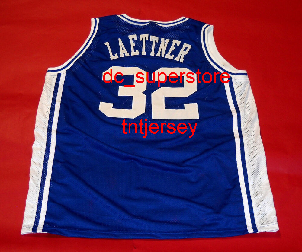 

100% Stitched CHRISTIAN LAETTNER CUSTOM DUKE BLUE DEVILS JERSEY Mens Women Youth -6XL Basketball Jerseys