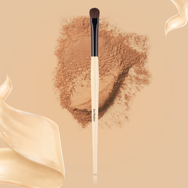 

Eye Shadow Makeup Brush - Wood Handle Small Round Eye Nose Cosmetics Beauty Tool