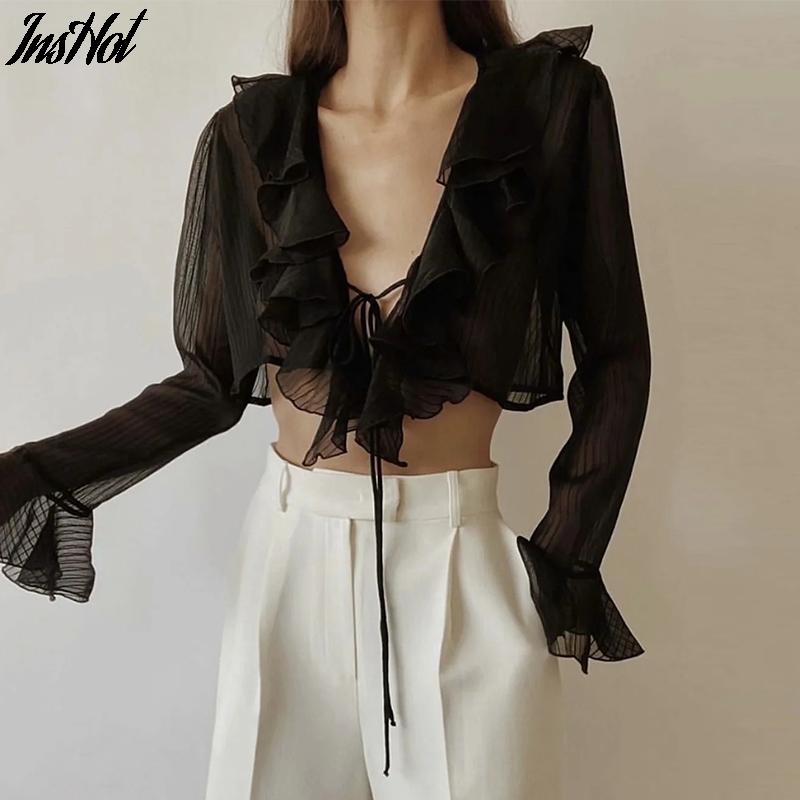 See Through Sheer Blouse Australia 