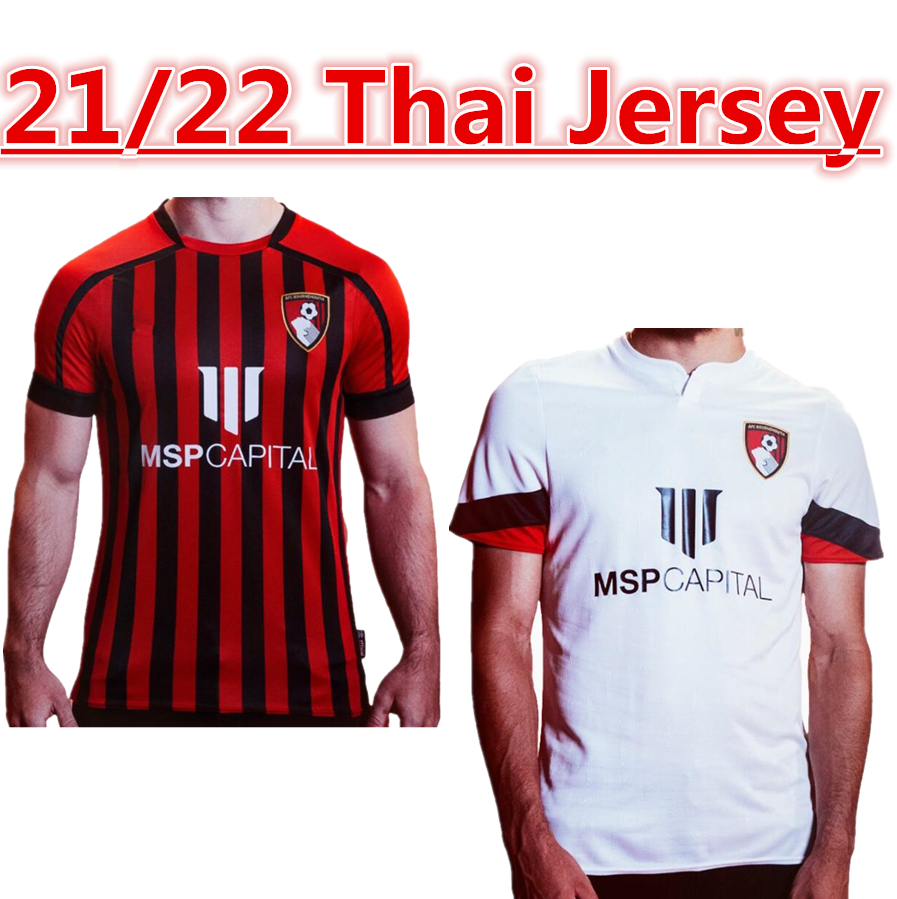 

21 22 Bournemouth Footballsoccer jersey away 2021 2022 football shirts top thailand quality maillot de foot, Black