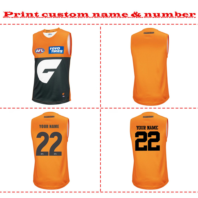 

Top Quality 2022 GWS GIANTS AFL HOME GUERNSEY MENS Size: -XXXL (Print Custom Name Number ) Free Delivery, No print