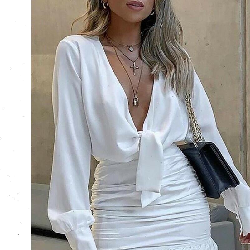 

women dresses pre autumn deep v neck long flare sleeve lapel ruffle cuff short leopard print ol mini dress, Black;gray