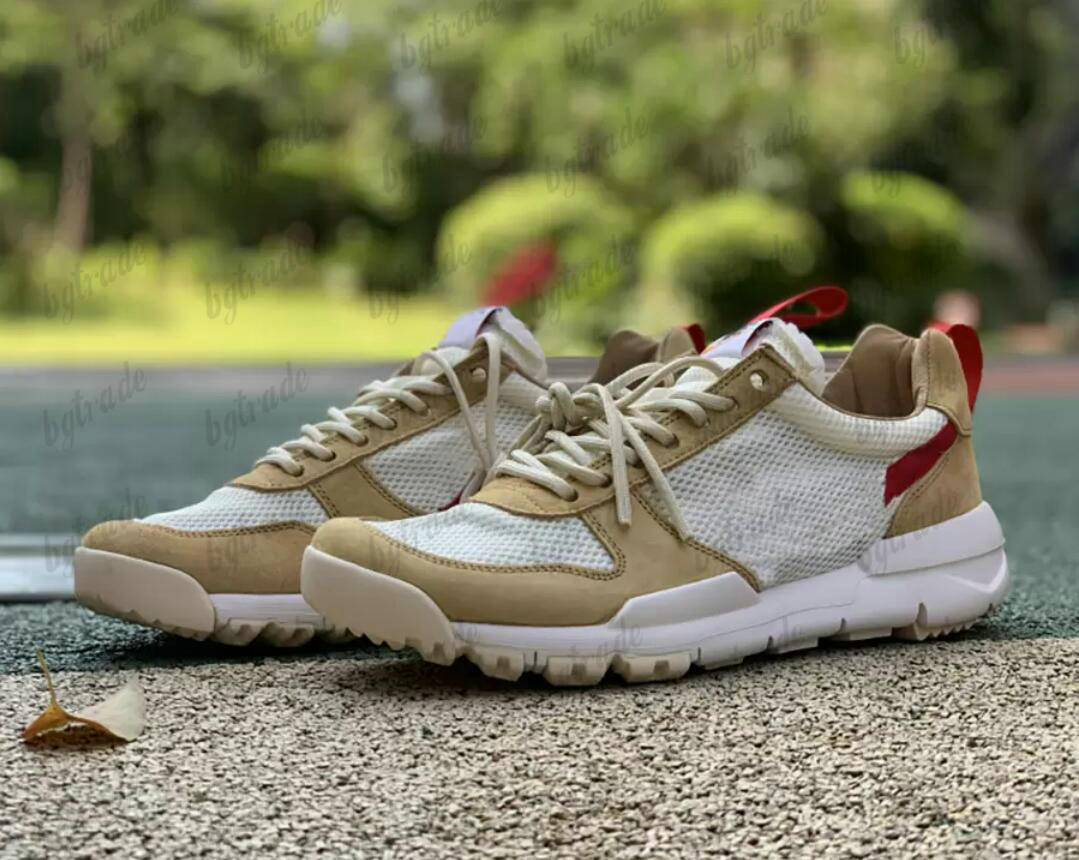 

Tom Sachs Craft Mars Yard TS NASA 2.0 Designer Shoes Natural Sport Red Maple Unisex Trainers casual Sneakers