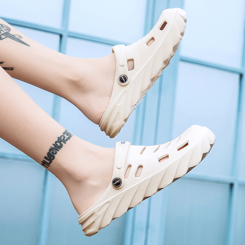 

2021 newest men women sports trainer summer cross-border sandals slippers casual trend beach hole shoes breathable hollow soft bottom slipper code: 19NK-2173, Smsj1864