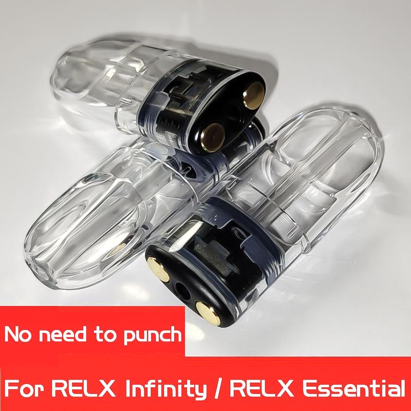 

Cell Phone Pouches Empty Pod For RELX Infinity Essential Phantom Ceramic Core Cartridge Pods Refillable 2ML Capacity No Leaking