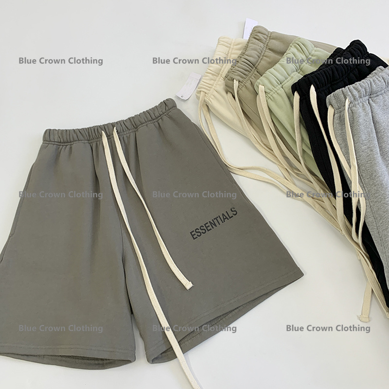 

2021 Summer Men' Street Essentials Loose Hanging Crotch Sports Casual Ins Cotton Shorts Quick-drying and Breathable, Black