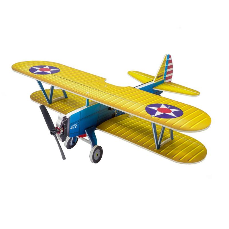 

Foam Board Micro Plane 450mm Stearman PT-17 Lighter Airplane KIT RC Model Hobby Toy Selling Drones