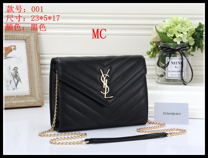 

New Fashion Women Shoulder Purse Handbags Luxurys Designer Messenger Bags Wallet Tote Bag YSL LV LOUIS BAG VITTON 001, Golden;silver